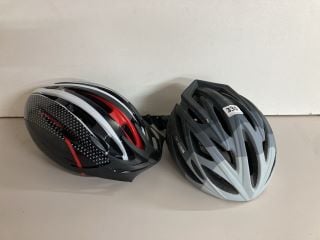 2 X CYCLE HELMETS