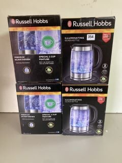 4 X RUSSELL HOBBS KETTLES