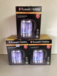 3 X RUSSELL HOBBS KETTLES