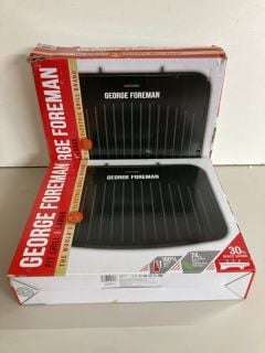 3 X GEORGE FOREMAN GRILLS