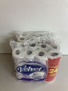 4 BALES OF VELVET TOILET TISSUE