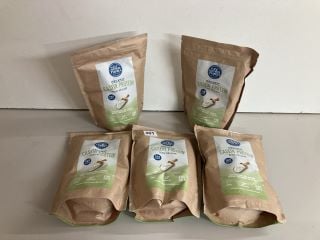 5 BAGS OF CASEIN PROTEIN