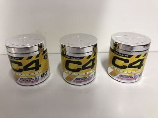 3 TUBS OF PRE WORKOUT FOOD SUPPLEMENT