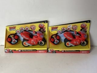 2 X RICKY ZOOM TOYS