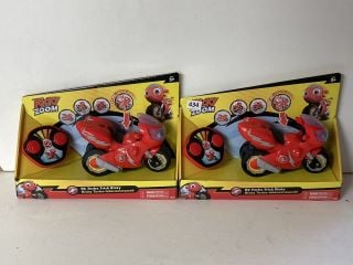 2 X RICKY ZOOM TOYS