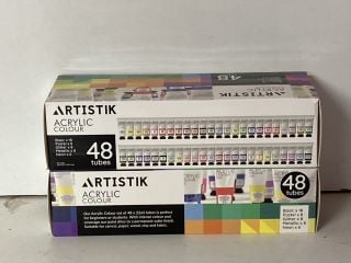 2 X ARTISTIK PAINT TUBE SETS