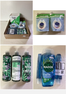 CONSUMABLES TO INCLUDE RADIX SHOWER GEL