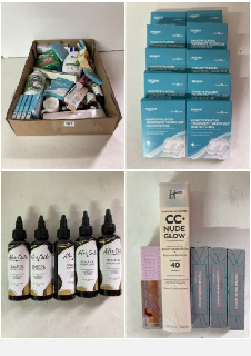 BOX OF VARIOUS BEAUTY AND PHARMACEUTICAL PRODUCTS