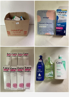 BOX OF VARIOUS BEAUTY AND PHARMACEUTICAL PRODUCTS