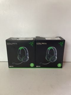 2 X RAZER GAMING HEADSETS