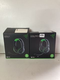 2 X RAZER GAMING HEADSETS