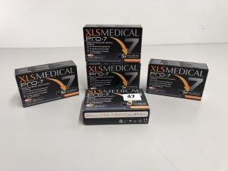 5 X XLS MEDICAL PRO-7 DIETARY FAT BINDER TABLET PACKS