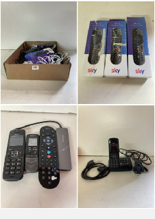 BOX OF TECH TO INCLUDE SHY REMOTES