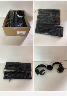 BOX OF PC KEYBOARDS