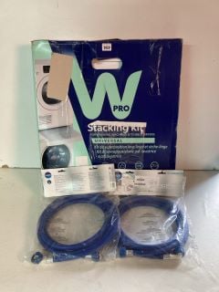 WASHING MACHINE FITTING KIT AND A WPRO STACKING KIT