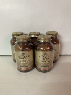 5 X BOTTLES OF VITAMIN C TABLETS