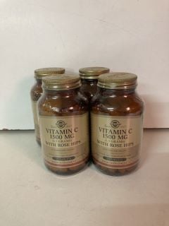 4 X BOTTLES OF VITAMIN C TABLETS