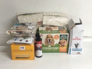 VARIOUS PET PRODUCTS TO INCLUDE TREATS