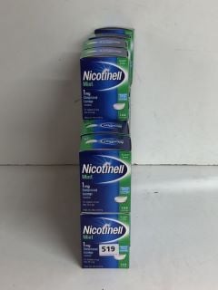 16 BOXES OF NICOTINELL CHEWING GUM