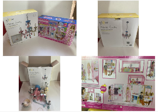 2 X ITEMS TO INC BARBIE 360 DOLL HOUSE