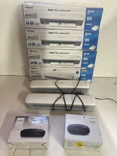 QTY OF ITEMS TO INC FELLOWES ION A3 LAMINATOR