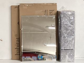 QTY OF HABITAT ITEMS TO INC MIRROR