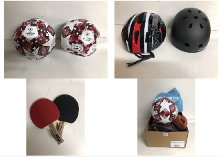 QTY OF SPORTS ITEMS TO INC BIKE HELMET