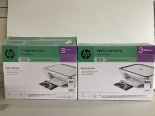 2 X HP DESKJET PRINTERS TO INC 2810E