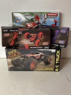 QTY OF CHILDREN'S TOYS TO INC CARRERA MARIO KART SCALEXTRIC