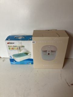 2 X ITEMS TO INC OASIS FOOT SPA SENSSE