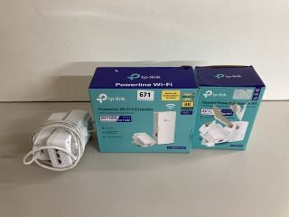 3 X TP-LINK ITEMS TO INC POWERLINE WI-FI 6 EXTENDER