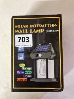 SOLAR INTERACTION OUTDOOR WALL LAMP