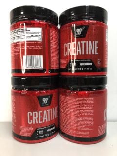 FOUR TUBS OF CREATINE