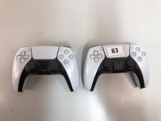 2 X PS5 DUAL SENSE WIRELESS CONTROLLERS