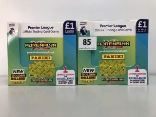 TWO BOXES OF PANINI ADRENALIN PREMIER LEAGUE OFFICIAL FOOTBALL TRADING CARD PACKS (SEALED)