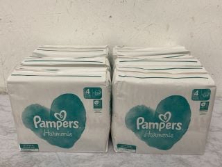 BOX OF PAMPERS HARMONIE SIZE 4 NAPPIES