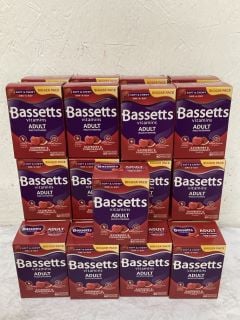 QTY OF BASSETTS ADULT MULTIVITAMINS RASPBERRY & POMEGRANATE BBE: 01/26