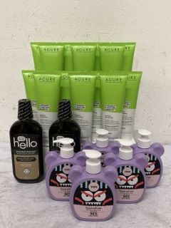 QTY OF ITEMS INC ACURE SHAMPOO