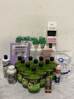 QTY OF ITEMS INC NATURE BOX REPAIR SHAMPOO