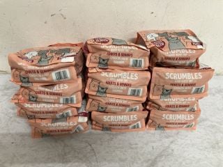 QTY OF SCRUMBLES CHICKEN WITH SALMON FLAVOUR CAT FOOD 750G BAGS BBE:11/24