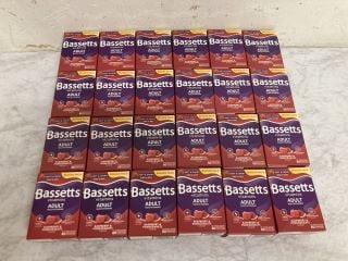 QTY OF BASSETTS ADULT MULTIVITAMINS RASPBERRY & POMEGRANATE BBE: 01/26