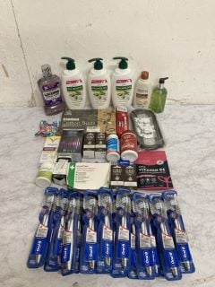 QTY OF ITEMS INC BAMBOO COTTON BUDS + PALMOLIVE SHOWER CREAM