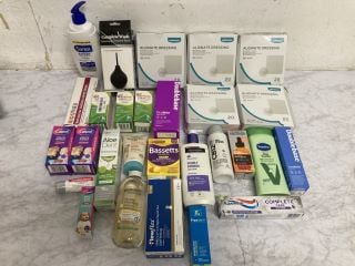 QTY OF ITEMS INC ALGINATE DRESSINGS + GARNIER MICELLAR CLEANSING WATER