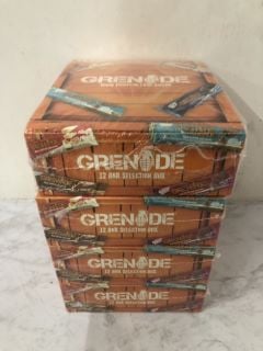 4 X GRENADE 12 BARS SELECTION BARS PROTEIN BARS BBE:30/04/25 RRP £91.80