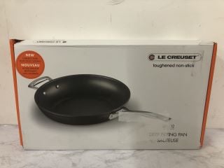 LE CREUSET 12" DEEP FRYING PAN