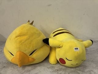 2 X PLUSH TEDDIES INC PIKACHU