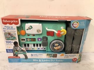 FISHER PRICE MIX & LEARN DJ TABLE