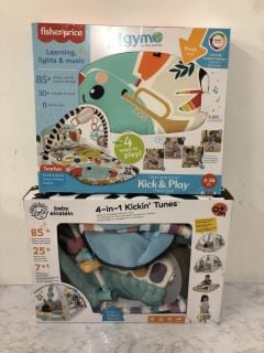 2 X BABY ITEMS INC FISHER-PRICE KICK&PLAY PIANO GYM