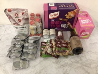 QTY OF ITEMS INC BULK PROTEIN POWDER