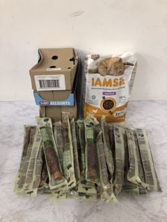 QTY OF PET ITEMS INC IAMS CAT FOOD